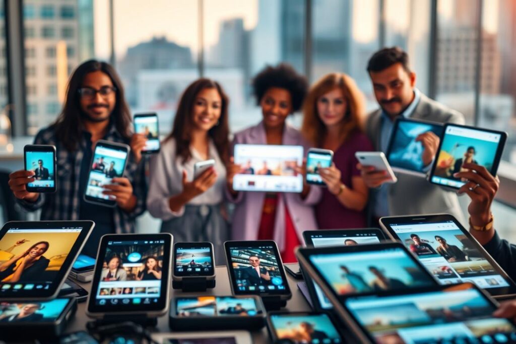 contenido visual en redes sociales
